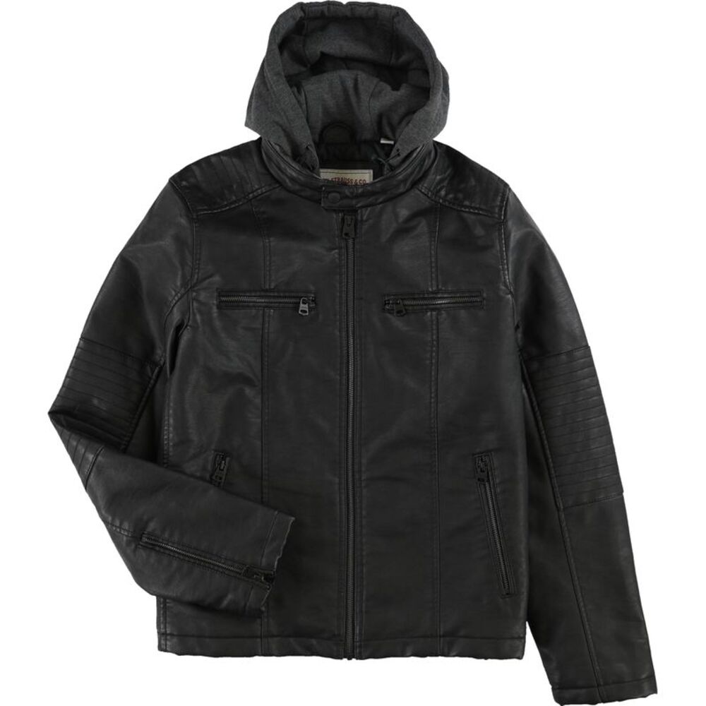 Levi's Mens Faux-Leather Biker Jacket, NWT